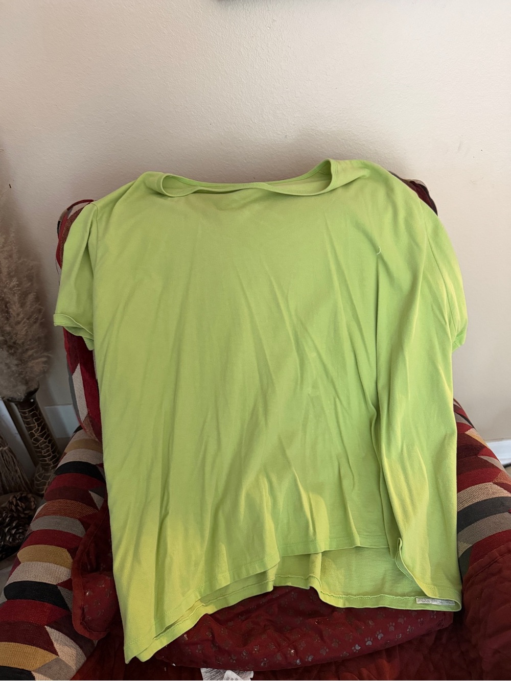 Just My Size Lime Green Short Sleeve Tee